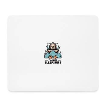 Bigfoot Favorite Sleepshirt - Mousepad (Querformat) - Weiß - Vorne