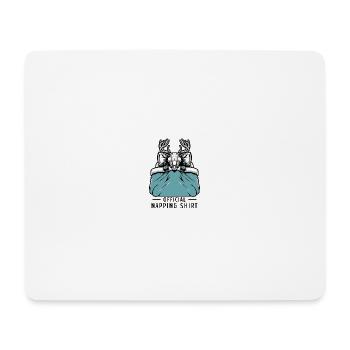Wendigo Official Napping Shirt - Mouse Pad (horizontal) - white - Front