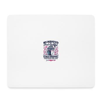 Amateurs de croisières - Tapis de souris (format paysage) - blanc - Devant