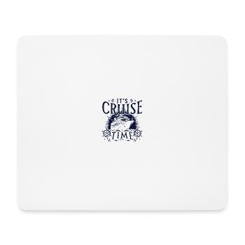 C’est l’heure de la croisière - Tapis de souris (format paysage) - blanc - Devant