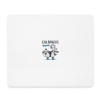 Îles Galapagos - Tapis de souris (format paysage) - blanc - Devant