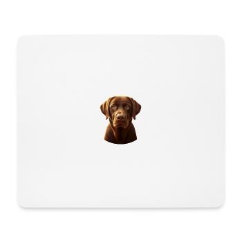 The beautiful brown Labrador 2.0 - Mousepad (Querformat) - Weiß - Vorne