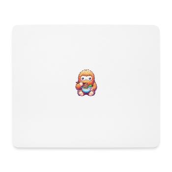 Kawaii Bigfoot Noodle Bowl Ramen Lover - Mousepad (Querformat) - Weiß - Vorne