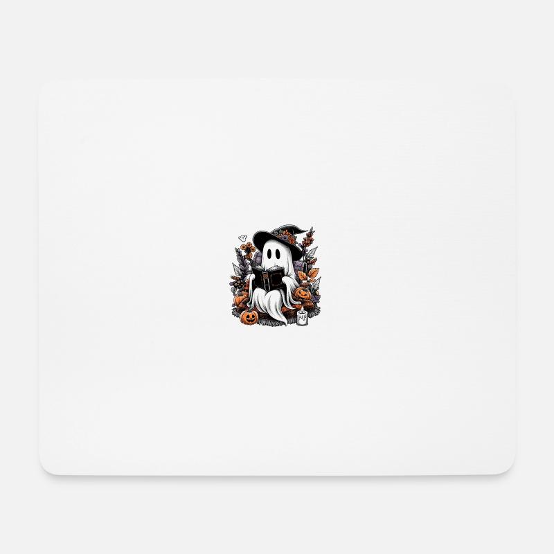 Geister Buch Liebhaber - Mousepad (Querformat) - Weiß
