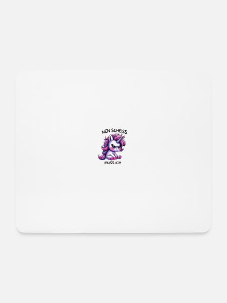 I have to give a shit - Mouse Pad (horizontal) - white
