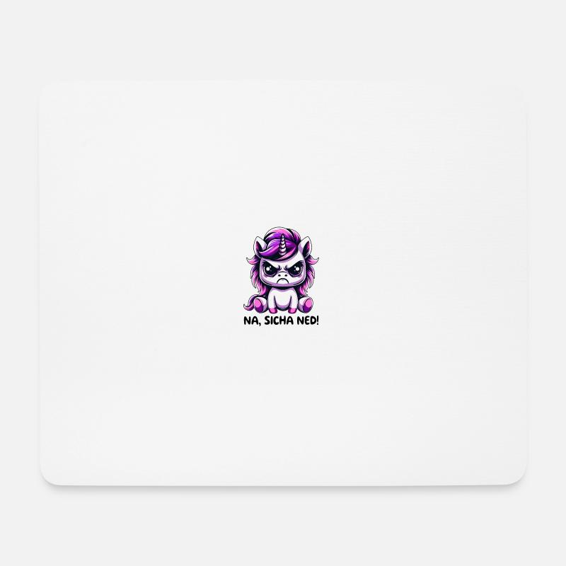 Na Sicha Ned - Mousepad (Querformat) - Weiß