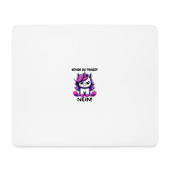 Before you ask: No - Mouse Pad (horizontal) - white - Front