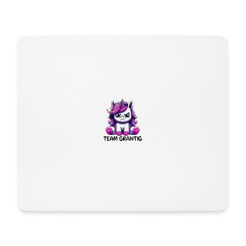 Team Grantig - Mousepad (Querformat) - Weiß - Vorne