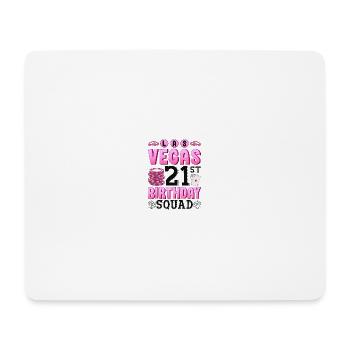 Équipe du 21e anniversaire de Las Vegas - Tapis de souris (format paysage) - blanc - Devant