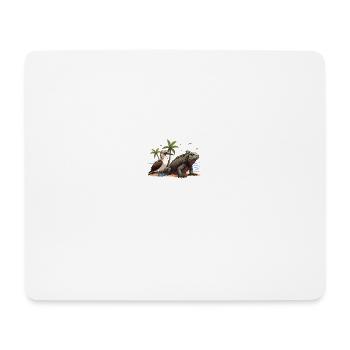 Blue Footed Booby Galapagos Land Iguana - Mousepad (Querformat) - Weiß - Vorne