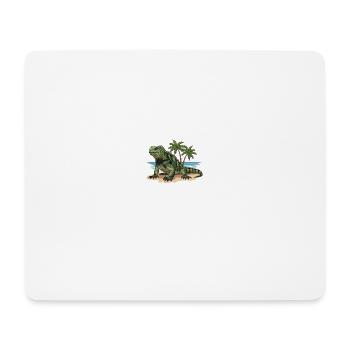 Galapagos-Inseln Eidechse - Mousepad (Querformat) - Weiß - Vorne