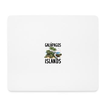 Îles Galapagos - Tapis de souris (format paysage) - blanc - Devant