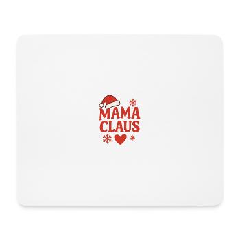 Mama Claus Christmas Design - Mouse Pad (horizontal) - white - Front