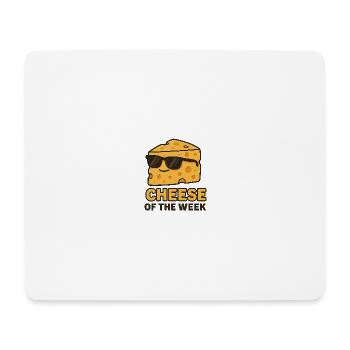Cheese of the week skull drain - Mouse Pad (horizontal) - white - Front