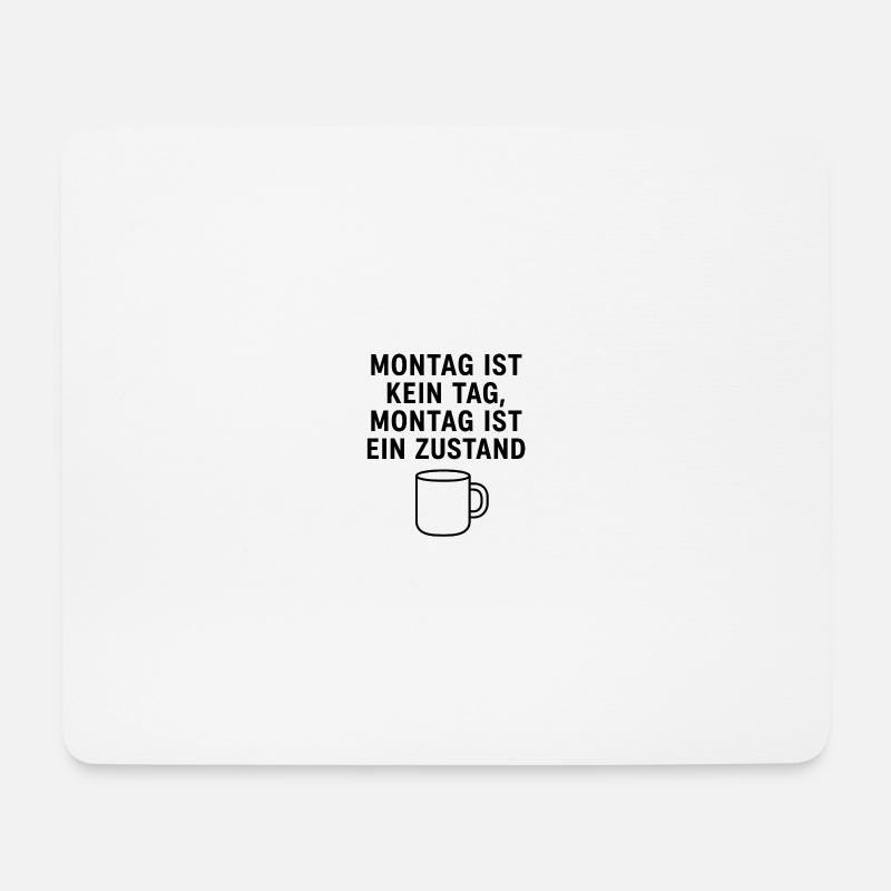 Lustiges T-shirt - Mousepad (Querformat) - Weiß