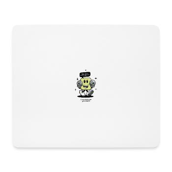 Grundschule Abschluss Cartoon Shirt - Mousepad (Querformat) - Weiß - Vorne