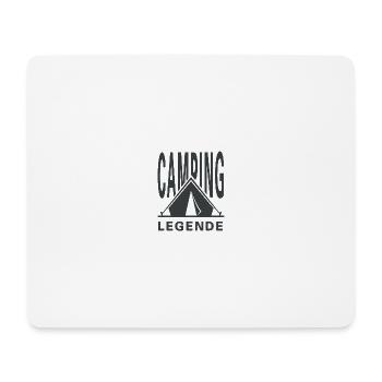campinglegende - Mousepad (Querformat) - Weiß - Vorne