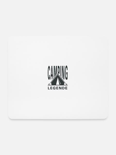 campinglegende - Mousepad (Querformat) - Weiß