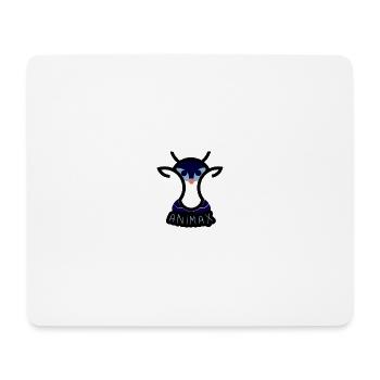 Blue Fox Animax Face - Mouse Pad (horizontal) - white - Front