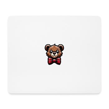 Cute Teddy Bear - Mouse Pad (horizontal) - white - Front