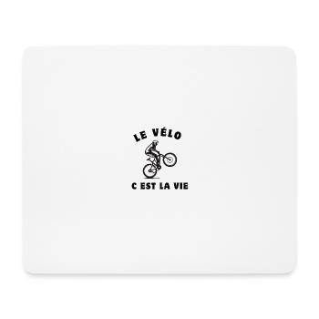 Cycling is life,Cycling,Cyclist,Cycling - Mouse Pad (horizontal) - white - Front