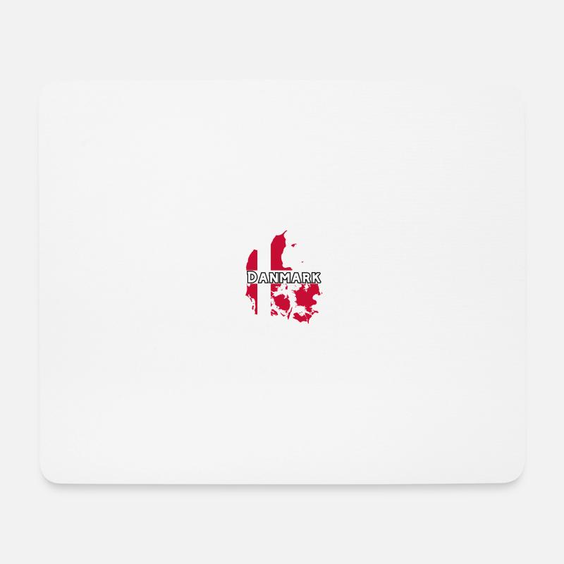 Danmark - Mouse Pad (horizontal) - white