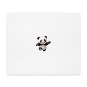 Panda Markus - Mousepad (Querformat) - Weiß - Vorne