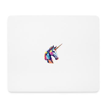 Einhorn - Mousepad (Querformat) - Weiß - Vorne