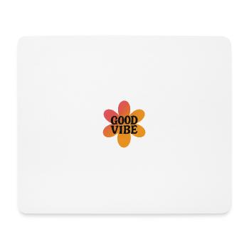 good vibe - Tapis de souris (format paysage) - blanc - Devant