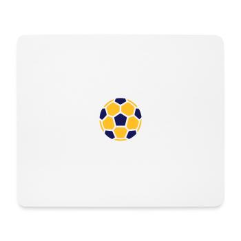 Fußball - Mousepad (Querformat) - Weiß - Vorne