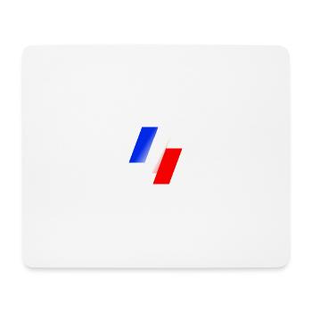 Französisch frag Frankreich Flagge - Mousepad (Querformat) - Weiß - Vorne