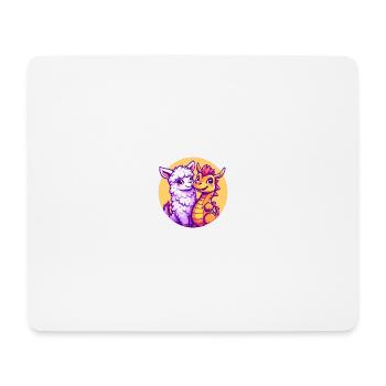 Alway be Friends - Mousepad (Querformat) - Weiß - Vorne