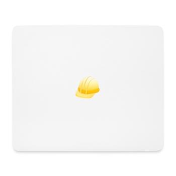 Bauhelm - Tapis de souris (format paysage) - blanc - Devant