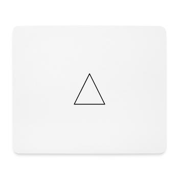 triangle - Mouse Pad (horizontal) - white - Front