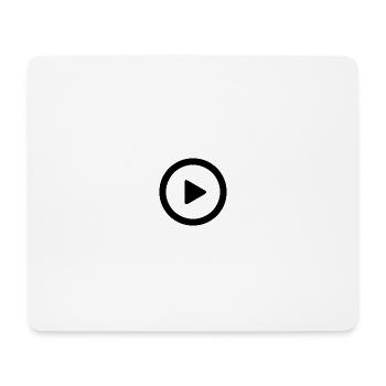 Youtuber - Mousepad (Querformat) - Weiß - Vorne