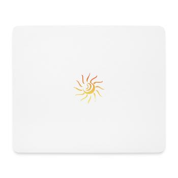 Sun - Mousepad (Querformat) - Weiß - Vorne