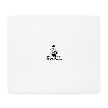 Schmerz ist vorübergehend Stolz ist für immer. - Mousepad (Querformat) - Weiß - Vorne
