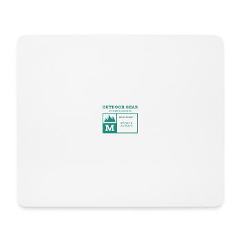T-shirt MOUNTAIN EVEREST motif - Mouse Pad (horizontal) - white - Front