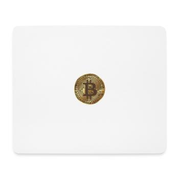 Bitcoin - Mousepad (Querformat) - Weiß - Vorne