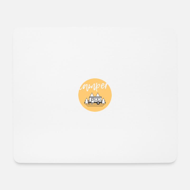 Camper - Mousepad (Querformat) - Weiß