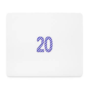 20. 20 YEARS. 20th ANNIVERSARY. 20 YEARS ANNIVERSARY. - Mouse Pad (horizontal) - white - Front