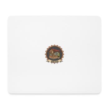 Büdchen sales booth illustration - Mouse Pad (horizontal) - white - Front
