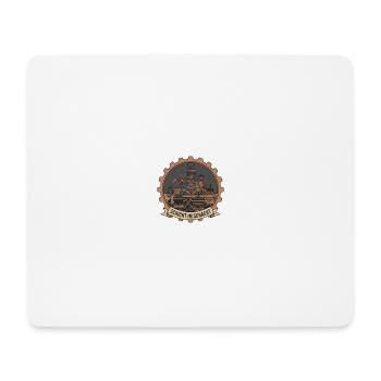 Schicht im Schacht Minenbadge - Mousepad (Querformat) - Weiß - Vorne