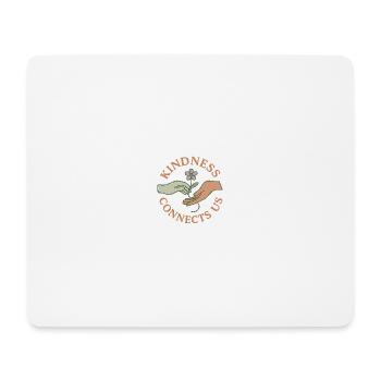 La convivialité nous unit - Tapis de souris (format paysage) - blanc - Devant
