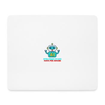 INTELLIGENZA_DI_LUCE_NATA_PER_AMARE - Mouse Pad (horizontal) - white - Front