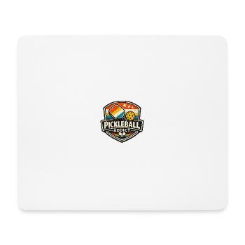 pickleball-addict-retro-funny-pickleball-shirt - Mouse Pad (horizontal) - white - Front