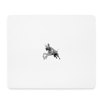Der Angriffslustige - Mousepad (Querformat) - Weiß - Vorne