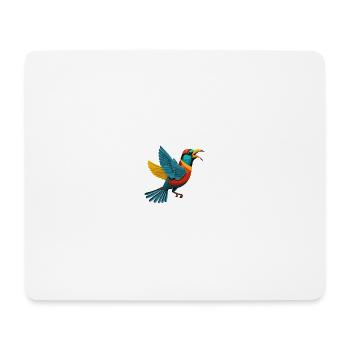 Tropical Bird (Magical Animals Collection) - Mouse Pad (horizontal) - white - Front