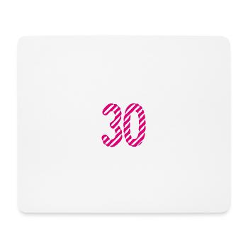 30. 30 YEARS. 30th ANNIVERSARY. 30TH ANNIVERSARY. - Mouse Pad (horizontal) - white - Front
