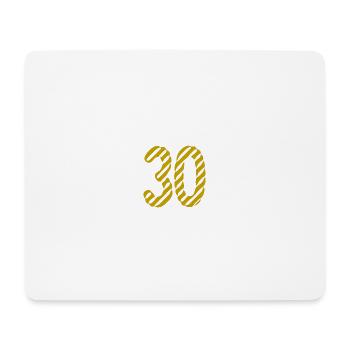 30. 30 ANS. 30e ANNIVERSAIRE. ANNIVERSAIRE 30 ANS. - Tapis de souris (format paysage) - blanc - Devant